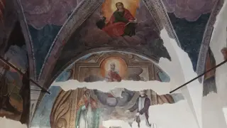 Madonna col Bambino e Sant Giovanni - Cappella di San Grato a Nole