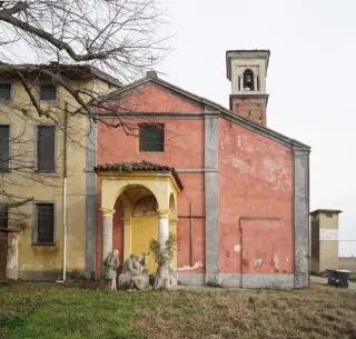 Facciata - Chiesa di Sant'Apollinare a CasalbeltrameFrazione Fisrengo