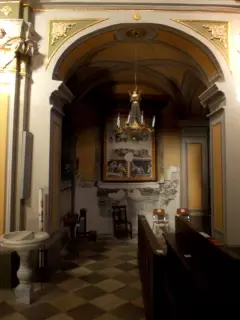 Vista affresco - Chiesa di San Marcellino a MacraFrazione Villar