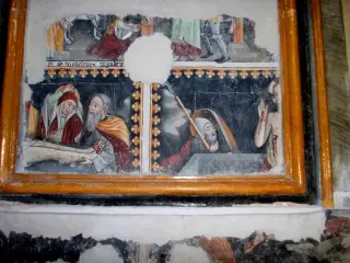 Affresco - Chiesa di San Marcellino a MacraFrazione Villar