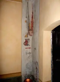 Tracce affresco - Chiesa di San Marcellino a MacraFrazione Villar