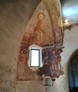 Affreschi abside - Chiesa di San Pietro a Carpignano Sesia