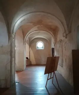 Interno - Chiesa di San Pietro a Carpignano Sesia