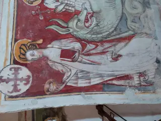 Santa Lucia dettaglio - Cappella di San Ponzio a Castellar