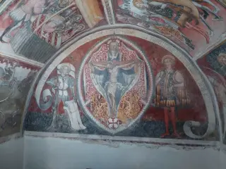 Padereterno e Cristo - Cappella di San Ponzio a SaluzzoFrazione Castellar