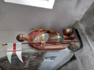 San Ponzio statua - Cappella di San Ponzio a Castellar