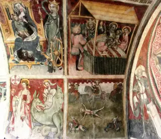 Affreschi - Cappella di San Ponzio a Castellar