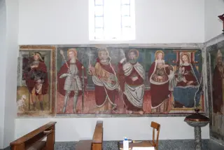 S. Rocco, S. Ippolito, S. Pietro, S. Bartolomeo, S. Agnese Madonna del Latte - Chiesa di Sant'Ippolito a Castelletto Sopra TicinoFrazione Glisente