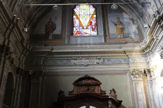 Controfacciata - Parrocchiale di San Mamante a Cavaglio d'Agogna