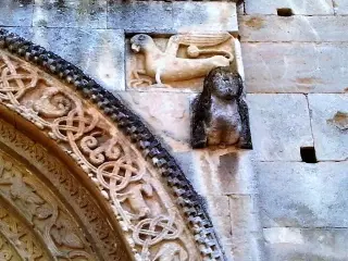 Lunetta portale - Chiesa di Santa Fede a Cavagnolo