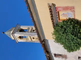 Fianco e campanile - Cappella della Madonna dei Prati a Centallo