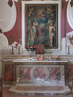 Pala d'altare - Cappella di San Quirico a Centallo
