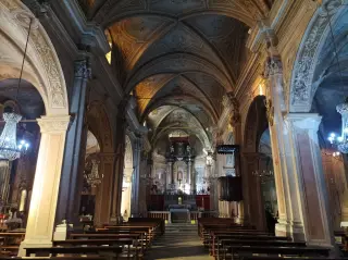 Interno - Santuario della Madonna delle Grazie a Cavallermaggiore