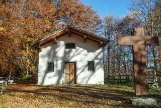 Facciata - Oratorio di San Jacu Pitu a CellioFrazione Bosco