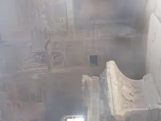 Affreschi interni da finestrella - Chiesa di San Lorenzo a Cavatore