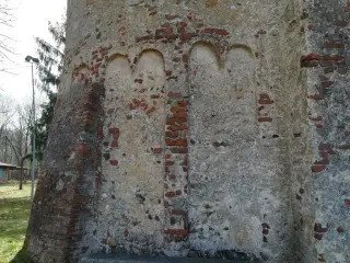 Abside con archetti - Oratorio di San Germano della Baraggia a CavallirioFrazione San Germano