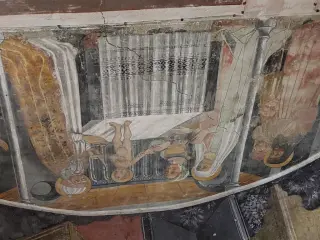 Circoncisione di Gesù dettaglio - Cappella dei Cavalieri di Malta o San Giovanni a CavallermaggioreFrazione Motta San Giovanni