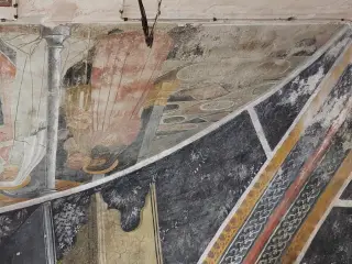 Affresco - Cappella dei Cavalieri di Malta o San Giovanni a CavallermaggioreFrazione Motta San Giovanni