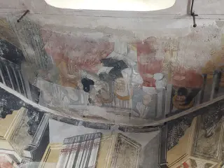 Affresco - Cappella dei Cavalieri di Malta o San Giovanni a CavallermaggioreFrazione Motta San Giovanni