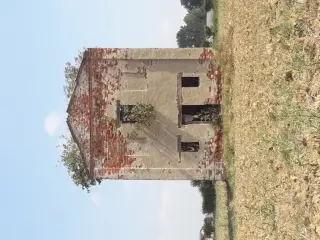 Facciata - Chiesa della Madonna del Buontempo o delle Grazie a Ceresole d'AlbaFrazione Novareisa