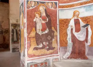 Madonna e Santa Petronilla - Chiesa di San Pietro a Cavallermaggiore