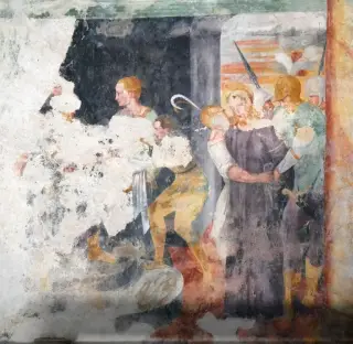 Giudizio di Pilato - Cappella di San Dalmazzo a CiglièFrazione Peironi