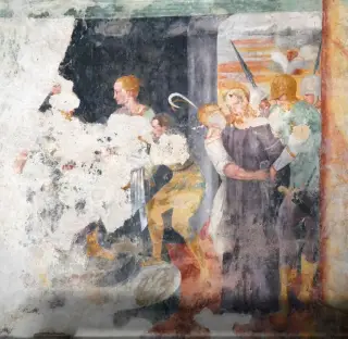 Giudizio di Pilato - Cappella di San Dalmazzo a CiglièFrazione Peironi