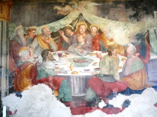 Utima cena - Cappella di San Dalmazzo a CiglièFrazione Peironi