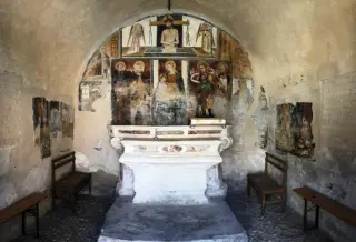 Affreschi absidali - Cappella di San Rocco a Cigliè