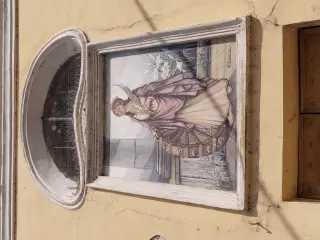 Affresco Santa Caterina - Chiesa o Oratorio di Santa Caterina a Costanzana