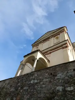 Facciata - Parrocchiale di San Giovanni Battista a Comignago