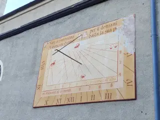 Orologio solare - Chiesa di Santo Stefano a CondoveFrazione Frassinere