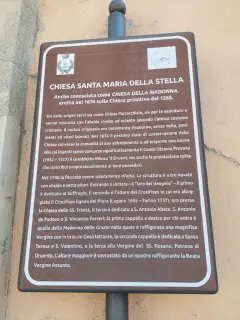 Pannello illustrativo - Chiesa di Santa Maria della Stella a Druento