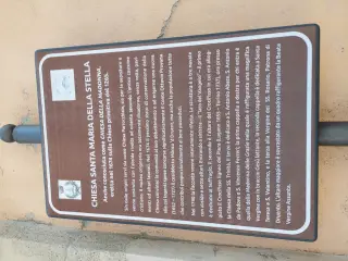 Pannello illustrativo - Chiesa di Santa Maria della Stella a Druento