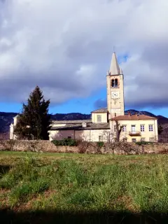 Vista - Chiesa di Santa Maria del Pino a Coazze