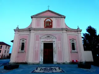 Facciata - Chiesa di Santa Maria del Pino a Coazze