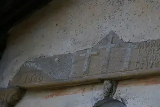 Calvario e data - Cappella di San Rocco e San Sebastiano a Exilles