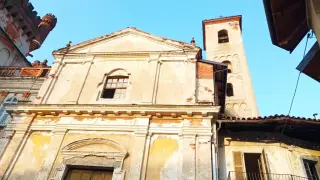 Facciata e campanile - Ex Chiesa di San Michele a Favria