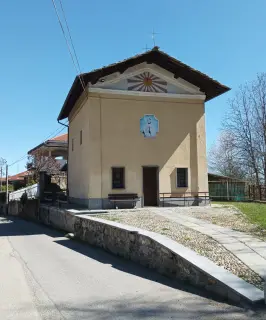 Vista - Cappella di San Bernardo o San Turibio a Forno CanaveseFrazione Cimapiasole