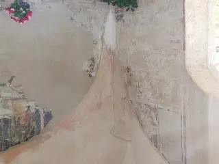 Tracce di affreschi interni - Cappella di Santa Chiara a Fossano