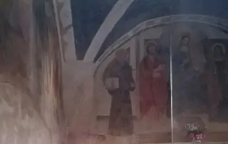 Affresco - Cappella della Madonna del Boschetto a Frossasco