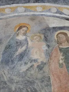 Madonna col Bambino - Cappella della Madonna del Boschetto a Frossasco