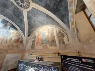 Vista interno - Cappella della Madonna del Boschetto a Frossasco