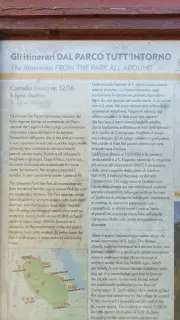 Pannello illustrativo - Resti della Chiesa di Sant'Igino a GatticoFrazione Santigino