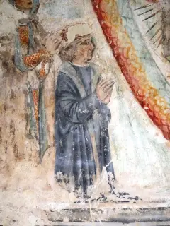 Offerente inginocchiato - Chiesa di San Felice a Cinaglio