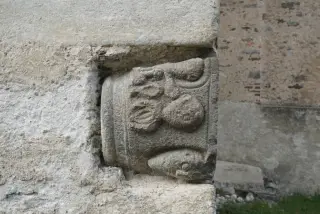 Scultura chiesa primitiva - Basilica o Parrocchiale di San Giuliano a Gozzano