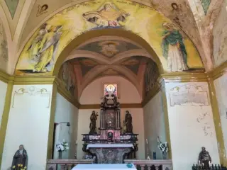 Interno - Oratorio di Santa Maria e San Rocco a Granozzo con Monticello