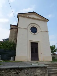 Facciata - Chiesa di Santa Maria Elizabeth o della Stazione a Barge