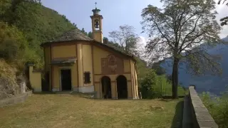 Vista - Santuario della Madonna della Neve o del Fontegno a Quarna Sopra