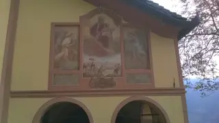 Dipinti in facciata - Santuario della Madonna della Neve o del Fontegno a Quarna Sopra